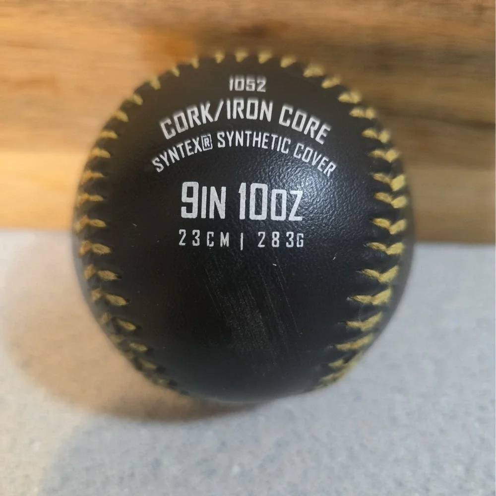 Franklin Heavy Ball Trainer 10oz Weighted Baseball 1052 Black MLB